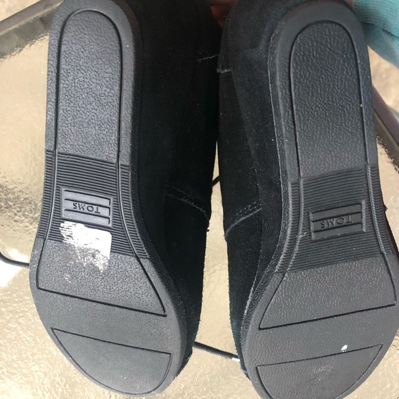 Toms black wedge booties - Picture 5 of 6